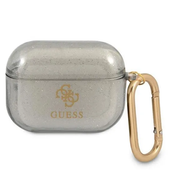 Guess GUAPUCG4GK AirPods Pro cover black/black Glitter Collection