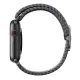 UNIQ pasek Aspen Apple Watch 40/38/41mm Series 4/5/6/7/8/SE/SE2 Braided szary/granite grey