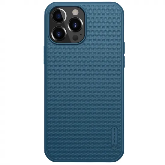 Nillkin Super Frosted Shield Pro durable case, cover for iPhone 13 Pro Max, blue