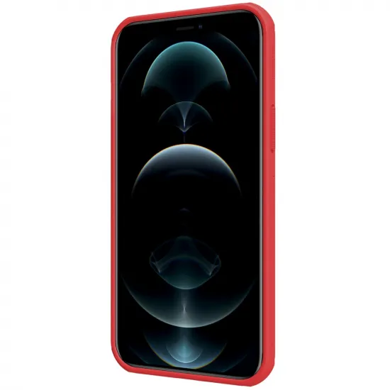Nillkin Super Frosted Shield Pro durable case cover for iPhone 13 Pro Max red