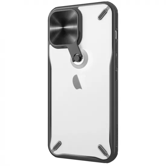 Nillkin Cyclops Case durable case with camera cover and foldable stand for iPhone 13 Pro Max black