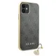 Guess GUHCN61GF4GGR iPhone 11 6.1&quot; / Xr grey/gray hard case 4G Charms Collection