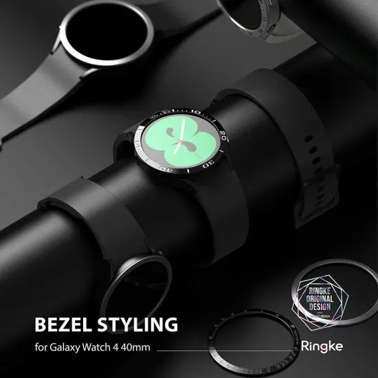 Ringke Bezel Styling case frame envelope ring Watch 6 / 5 / 4 (40mm) silver (Stainless Steel) (GW4-40-42)