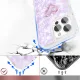 Kingxbar Epoxy Series case cover with original Swarovski crystals iPhone 13 Pro purple