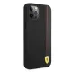 Ferrari FESAXHCP12LBK iPhone 12 Pro Max 6.7&quot; black/black hardcase On Track Carbon Stripe