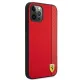 Ferrari FESAXHCP12LRE iPhone 12 Pro Max 6.7&quot; red/red hardcase On Track Carbon Stripe
