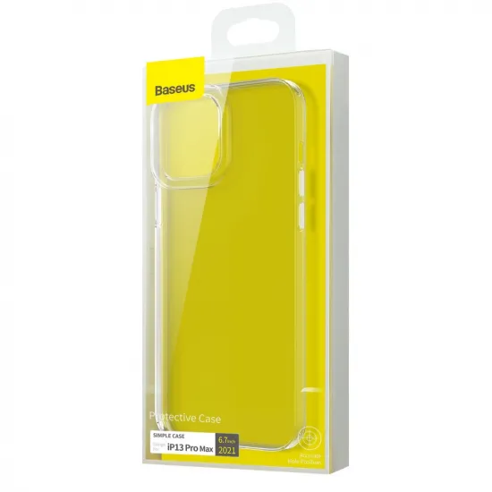 Baseus Simple Series Case transparent gel case for iPhone 13 Pro Max transparent (ARAJ000202)
