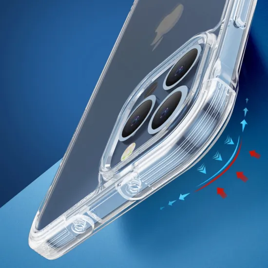 Joyroom Defender Series case for iPhone 13 Pro Max rugged housing with hooks kickstand transparent (JR-BP956)