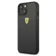 Ferrari FEHCP13SFCABK iPhone 13 mini 5.4&quot; black/black hardcase On Track Real Carbon