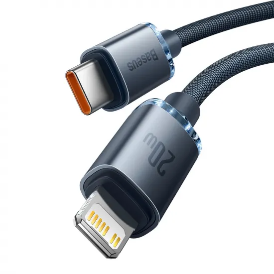 Baseus CAJY000201 Lightning - USB-C PD QC cable 20W 480Mb/s 1.2m - black