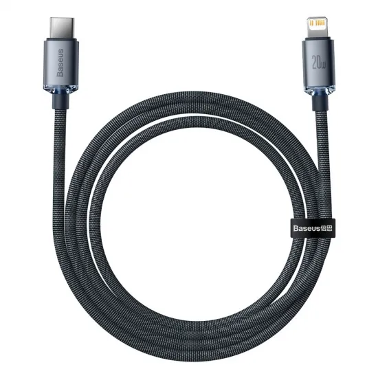 Baseus CAJY000201 Lightning - USB-C PD QC cable 20W 480Mb/s 1.2m - black