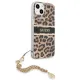 Guess GUHCP13SKBSLEO iPhone 13 mini 5.4" Leopard hardcase Gold Chain