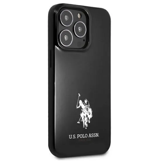 US Polo USHCP13XUMHK iPhone 13 Pro Max 6.7&quot; black/black hardcase Horses Logo