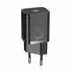 Baseus Super Si 1C fast charger USB Type C 25W Power Delivery Quick Charge black (CCSP020101)