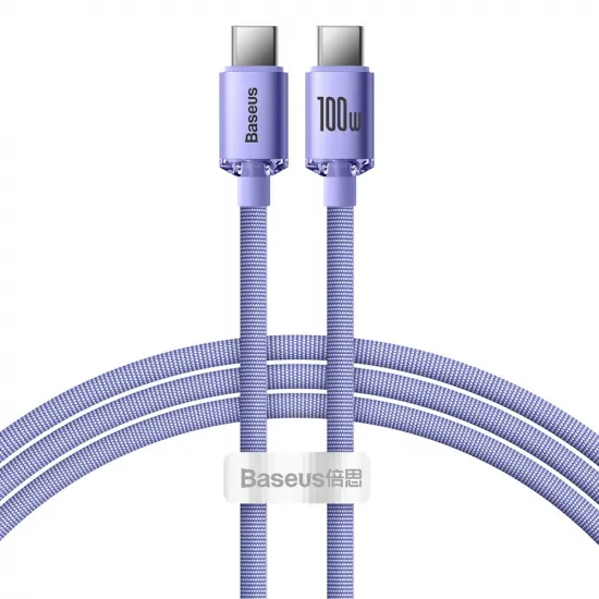 Baseus CAJY000701 USB-C - USB-C PD cable 100W 5A 480Mb/s 1.2m - purple