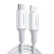 Ugreen US171 Lightning - USB-C PD cable 20W 3A 480Mb/s 1.5m - white