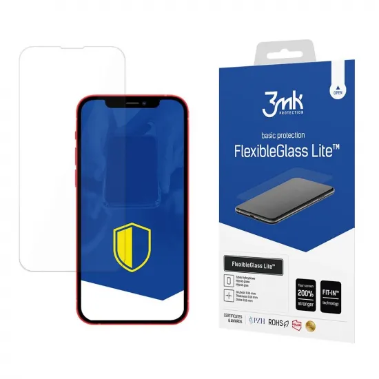 Gehärtetes Glas für iPhone 13 mini hybrid flexi 6H 3mk FlexibleGlass Lite-Serie