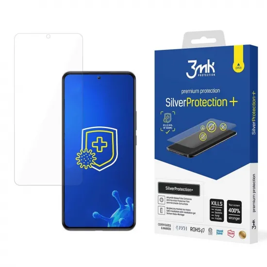 Antibacterial screen protector for iPhone 13 Pro Max for gamers from the 3mk Silver Protection+ series