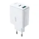 Acefast wall charger USB Type C / USB 32W, PPS, PD, QC 3.0, AFC, FCP white (A5 white)