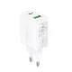 Acefast wall charger USB Type C / USB 20W, PPS, PD, QC 3.0, AFC, FCP white (A25 white)