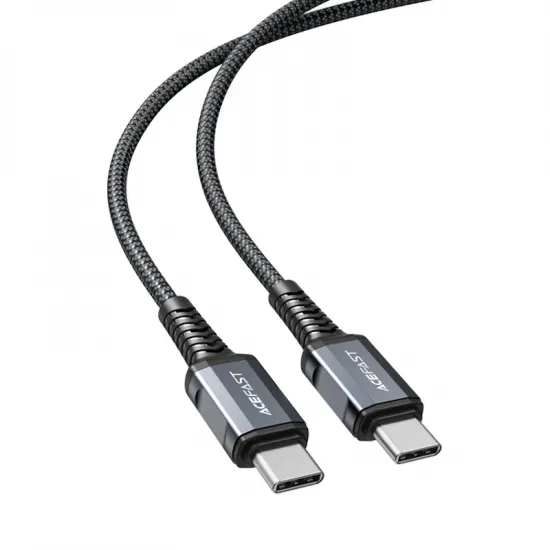Acefast C1-03 USB-C - USB-C PD QC cable 60W 3A 480Mb/s 1.2m - gray