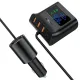 Acefast car charger 90W USB Type C / 3x USB / cigarette lighter socket, PPS, PD3.0, QC3.0, AFC, FCP charging station black (B8 black)