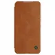Nillkin Qin Leather Pro Case Case for Samsung Galaxy S22+ (S22 Plus) Camera Protector Holster Cover Flip Case Brown