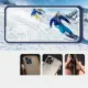 Clear 3in1 Case for Samsung Galaxy S21 + 5G (S21 Plus 5G) Frame Gel Cover Blue