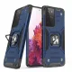 Wozinsky Ring Armor tough hybrid case cover + magnetic holder for Samsung Galaxy S22 Ultra blue