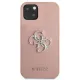 Guess GUHCP13SSA4GSPI iPhone 13 mini 5.4&quot; pink/pink hardcase Saffiano 4G Metal Logo