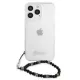 Guess GUHCP13XKPSBK iPhone 13 Pro Max 6.7&quot; Transparent hardcase Black Pearl