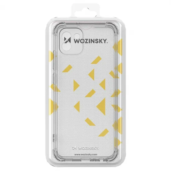 Wozinsky Anti Shock Armored Case for Samsung Galaxy A03 transparent