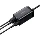 Baseus GaN3 Pro fast charger GaN 2 x USB Type C / 2 x USB 65W PD, QC4.0+, AFC, PPS + cable USB Type C - USB Type C 1m black (CCGP040101)