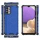 Honeycomb case armored cover with a gel frame for Samsung Galaxy A03s (166.5) blue