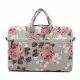 Canvaslife Briefcase bag for a 13-14&quot; laptop - white and pink