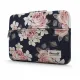 Canvaslife Sleeve for a 13-14&quot; laptop - navy blue and pink