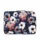 Canvaslife Sleeve for a 13-14&quot; laptop - navy blue and pink