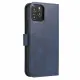 Magnet Case elegant case cover with a flap and stand function for Samsung Galaxy A73 blue