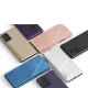 Clear View Case flip cover for Samsung Galaxy A73 blue