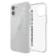 SuperDry Snap iPhone 12 mini Clear Case srebrny/silver 42590