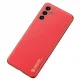Dux Ducis Yolo elegant cover made of ecological leather for Samsung Galaxy A13 5G red