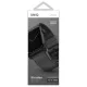 UNIQ pasek Straden Apple Watch Series 4/5/6/7/8/SE/SE2/Ultra 42/44/45mm. Leather Hybrid Strap grey/szary