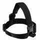 Headband for GoPro, DJI Osmo Action, EKEN, SJCam, Insta360 action cameras + long mounting screw black