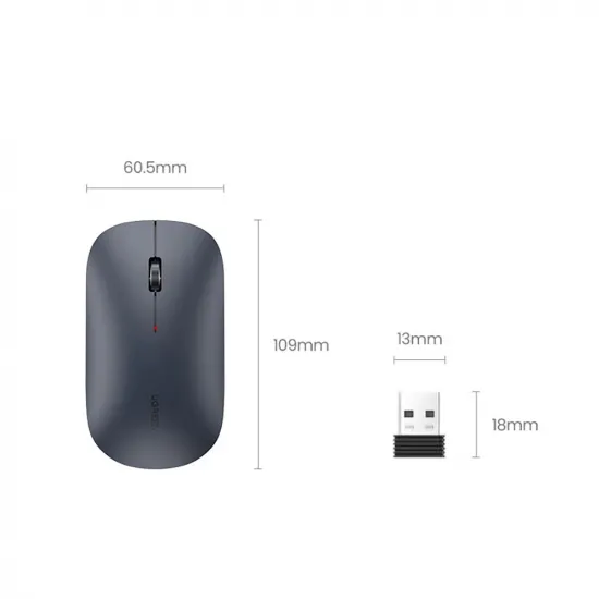 Ugreen handliche kabellose Maus USB grau (MU001)