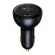 Baseus fast car charger USB / USB Type C 160W PPS Quick Charge 5 PD gray (TZCCZM-0G)