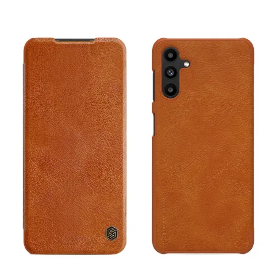 Nillkin Qin leather holster case for Samsung Galaxy A13 5G brown