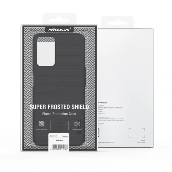 Nillkin Super Frosted Shield verstärkte Gehäuseabdeckung für Realme 9i schwarz