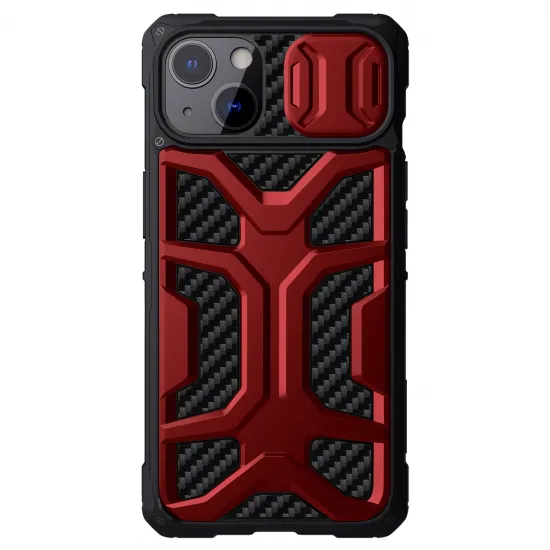 Nillkin Adventruer Case case for iPhone 13 armored cover with camera cover red