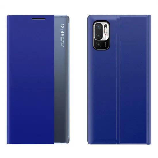 Neues Sleep Case Flip Cover für Xiaomi Redmi Note 11 Pro 5G / 11 Pro blau