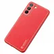 Dux Ducis Yolo elegante Hülle aus ökologischem Leder für Samsung Galaxy S22+ (S22 Plus) rot
